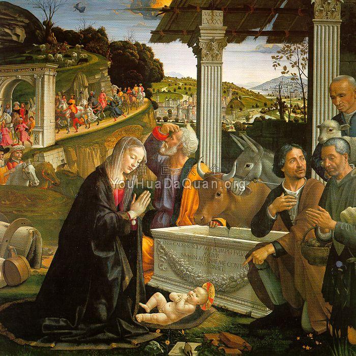 Adoration of the Shepherds - 多梅尼科·基尔兰达约